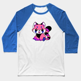 Genderfluid Pride Red Panda Baseball T-Shirt